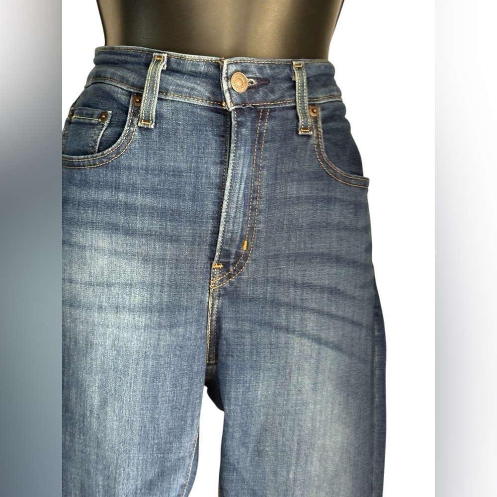 Levi's women’s 726 flare medium wash denim Jeans sz 29 L30 preloved - Picture 9 of 11